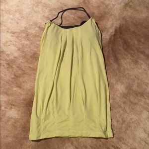 Neon Yellow Workout Top